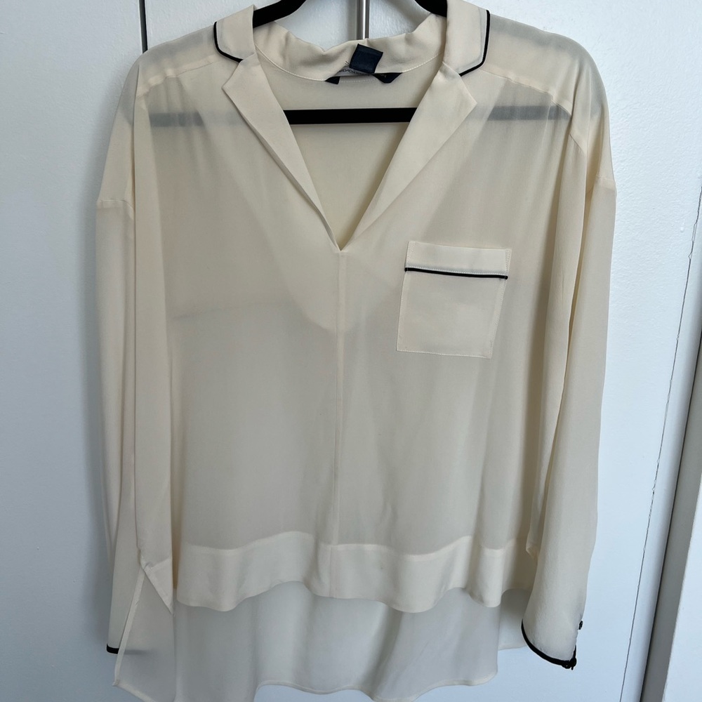 FRENCH CONNECTION MESH BLOUSE